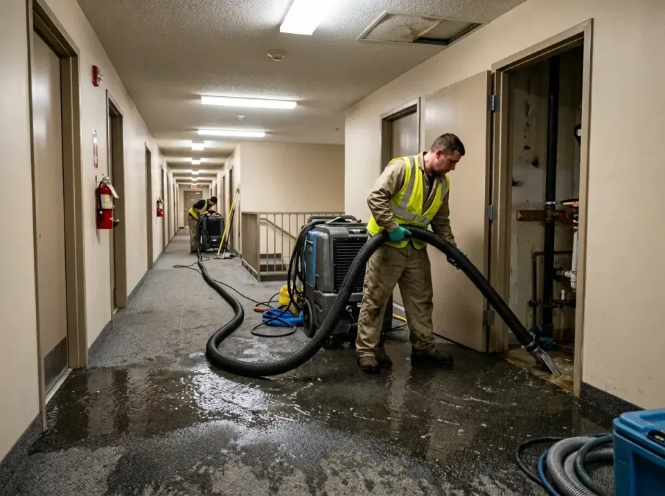 multi-unit-apartment-hallway-f-005 — frequently asked questions, Emergency Burst Pipe Water Extraction & Removal in West Loc…